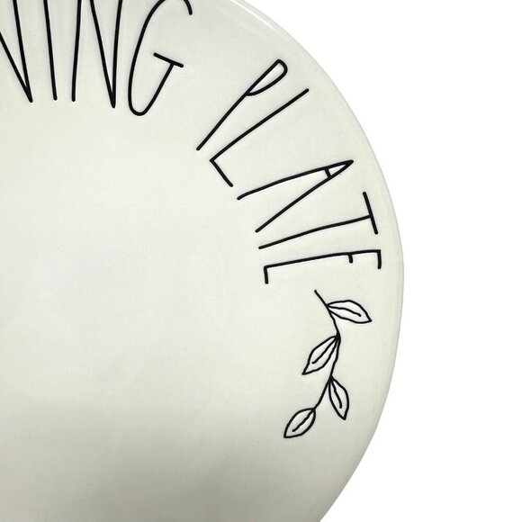 Rae Dunn Giving Plate Ceramic 11in  Fall Autumn Holiday Cookie Tray Gifting - Picture 6 of 8